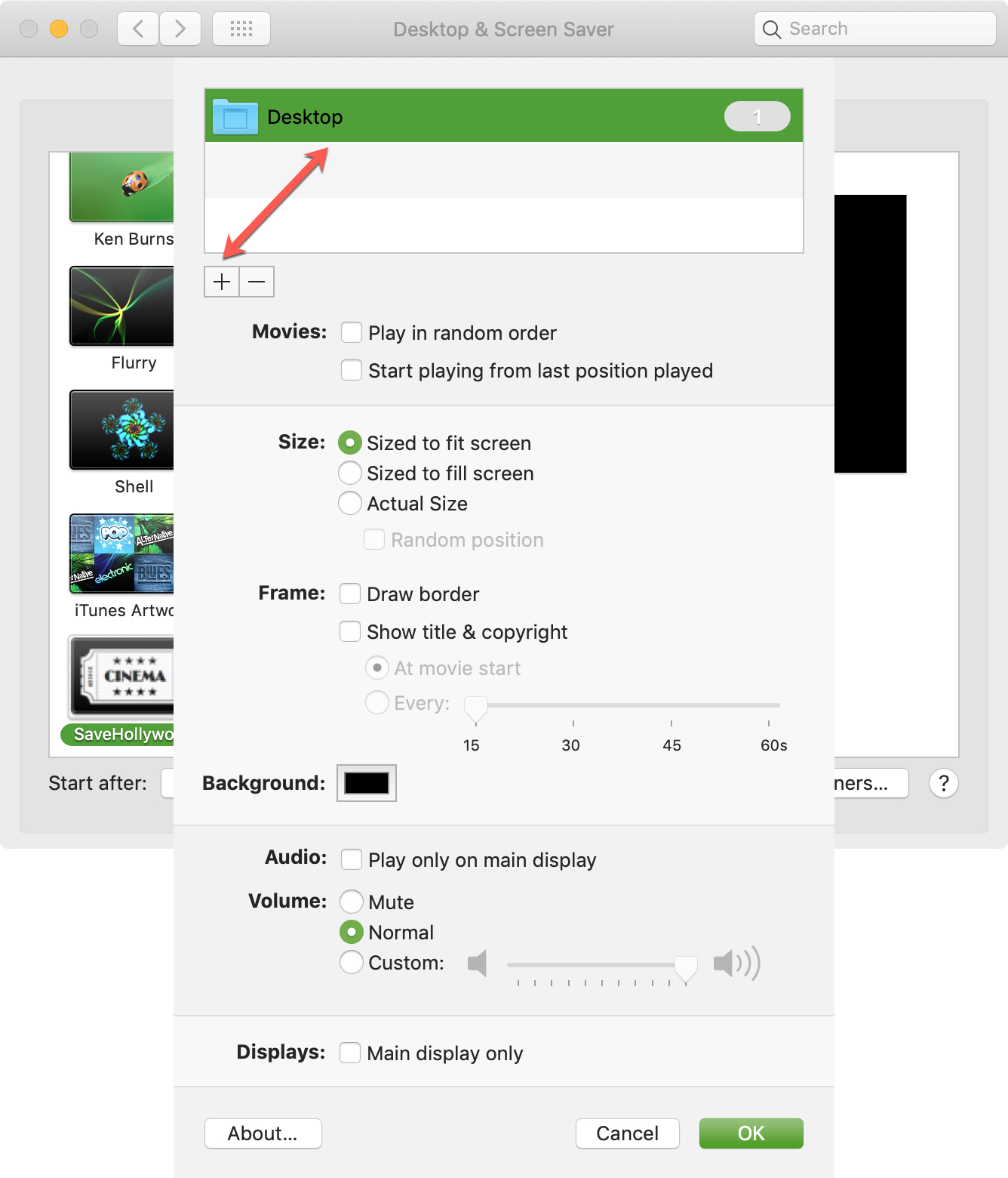 video screensaver mac for groups